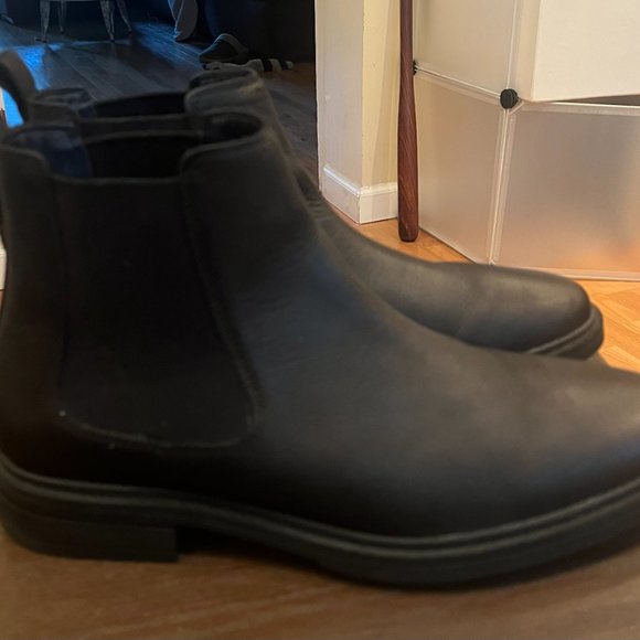 Cole Haan Grand.Os Black Leather Men\'s Boots - Size 9.5 LIKE NEW main image 4
